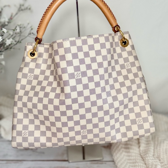 🌸 AUTHENTIC 🦄 RARE Louis Vuitton Artsy MM Damier Azur ✨ - Picture 2 of 16